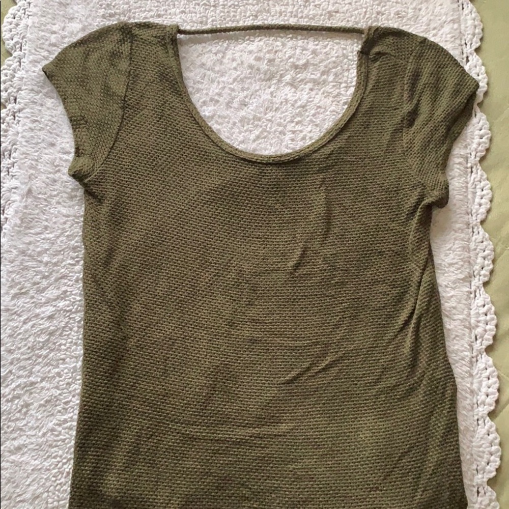 Green shirt